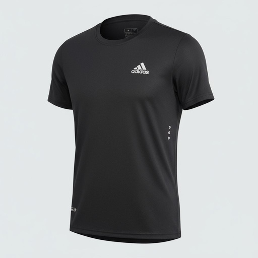 CAMISETA ADIDAS SLIM FIT F058 COLOR NEGRA UNISEX