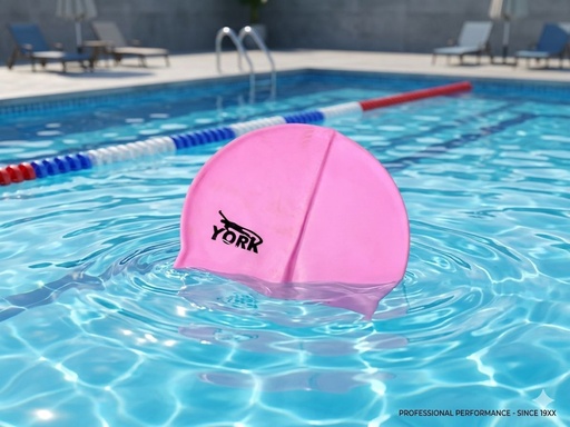 GORROS DE NATACION SIN DIBUJO ROSADOS