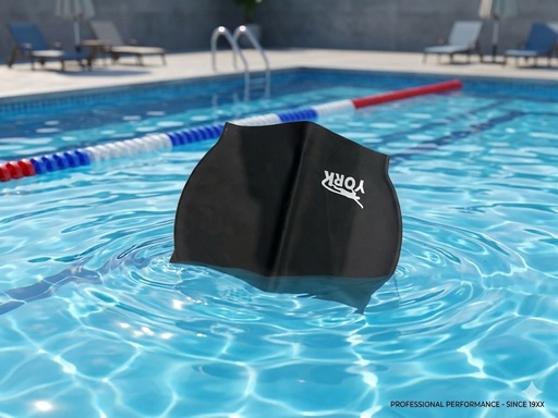 GORROS DE NATACION SIN DIBUJO NEGRO