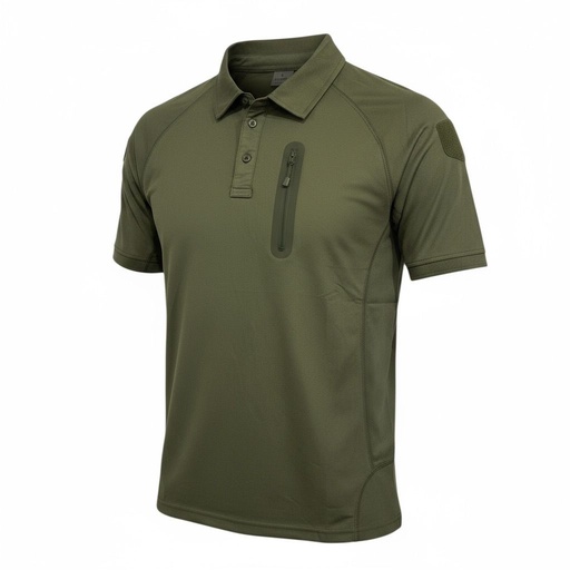 CAMISETA TIPO POLO CON SIPER AL FRENTE