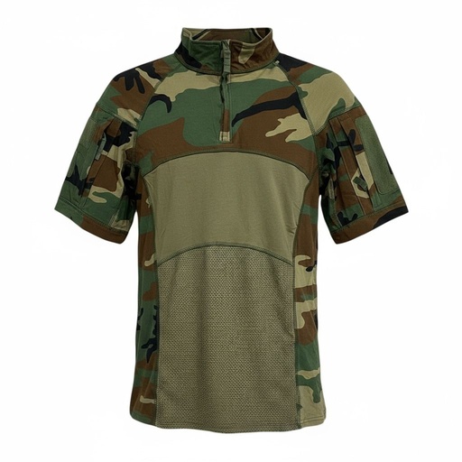 CAMISA CUELLO DE TORTUGA MANGA CORTA