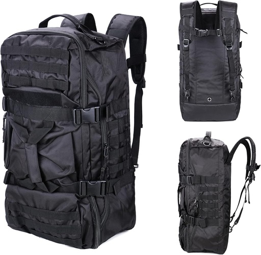 MOCHILAS TIPO MALETA DE 70 LBS COLOR NEGRO