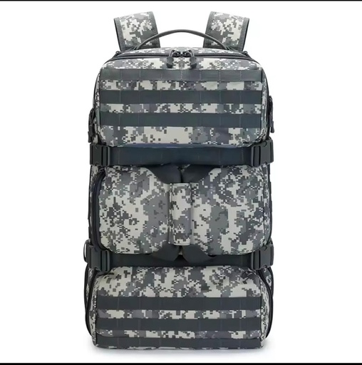 [TAPS00692] MOCHILAS TIPO MALETA DE 70 LBS COLOR MOTEADA GRIS