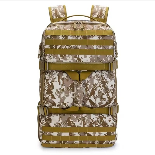 [TAPS00695] MOCHILAS TIPO MALETA DE 70 LBS COLOR MOTEADA CAFE