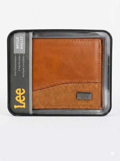 [TAPS00939] BILLETERA LEE BIFOLD WALLET COLOR CAFE CLARO