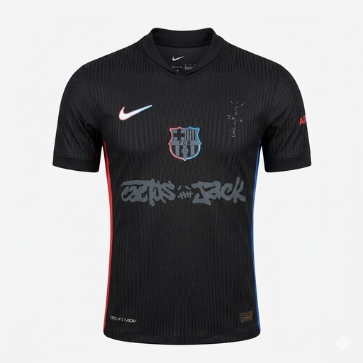 CAMISA BARCELONA FRANJAS ROJAS Y AZUL COSTADOJACK CACTUS