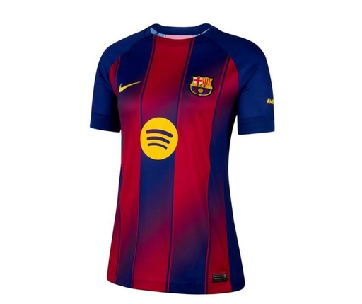 CAMISA BARCELONA ROJO Y AZUL 2025/2026 MUJER